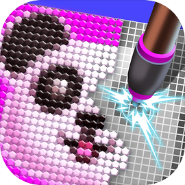 Diamond Painting ASMR Coloring