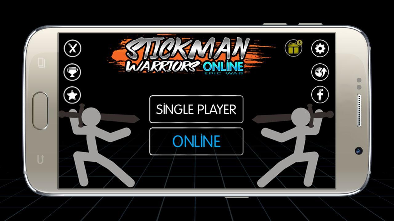 Screenshot 1 of Stickman Warriors ออนไลน์: มหากาพย์สงคราม 2.0.5