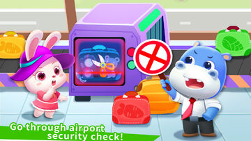 Скриншот игры Baby Panda's Airport