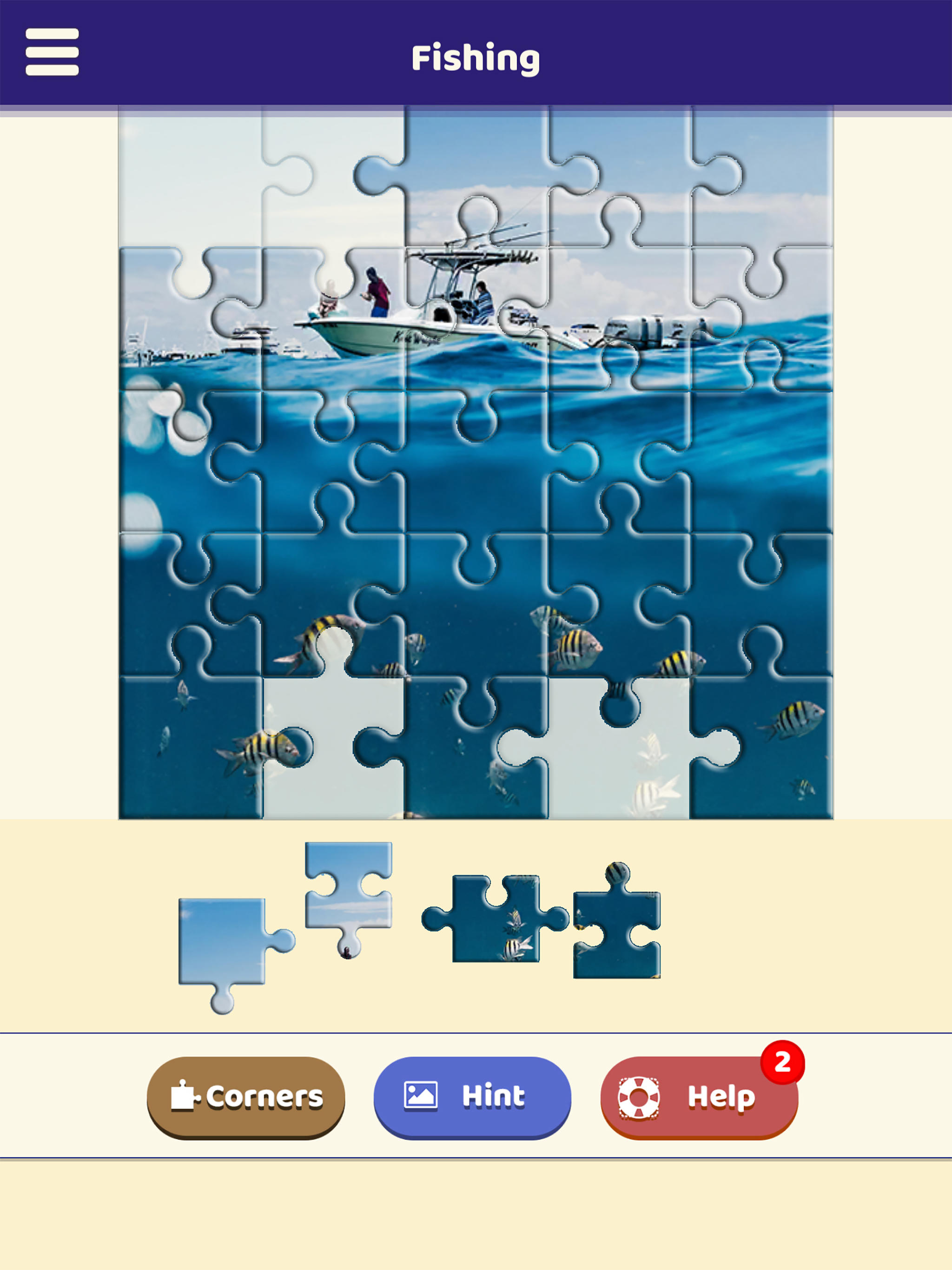 Fishing Puzzle Game Screenshot