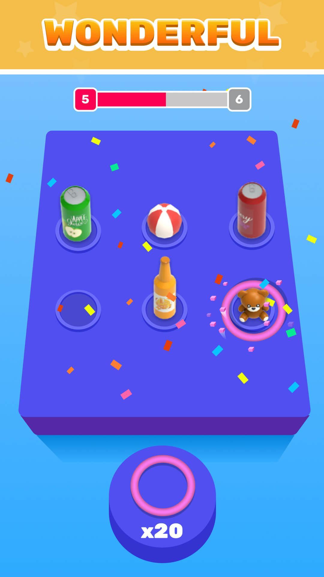 Lucky Toss 3D Game Screenshot
