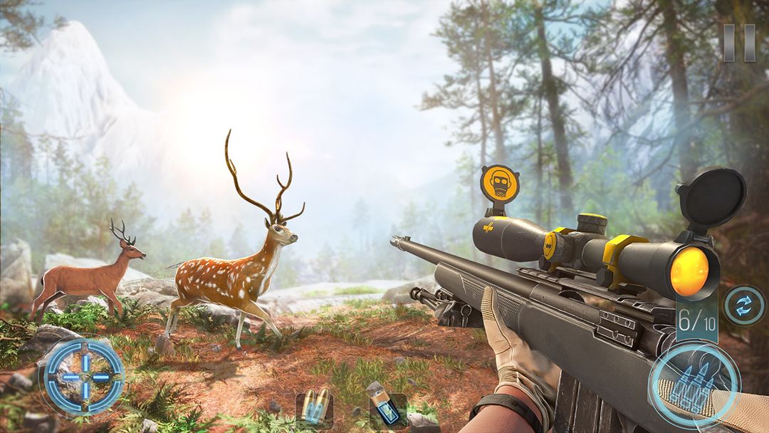 오프라인 사슴 사냥 게임 게임 스크린 샷