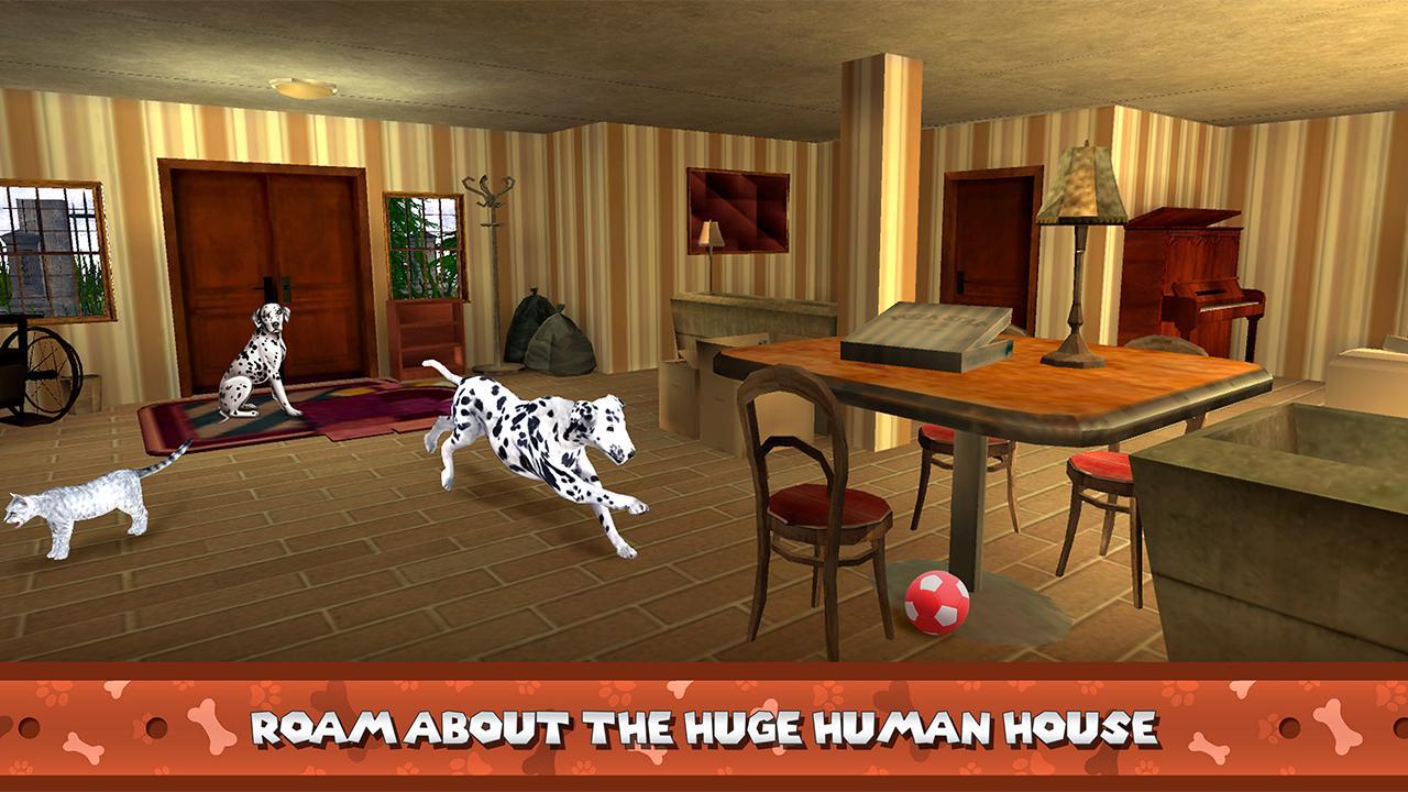 Скриншот игры My Dalmatian Dog Sim - Home Pet Life
