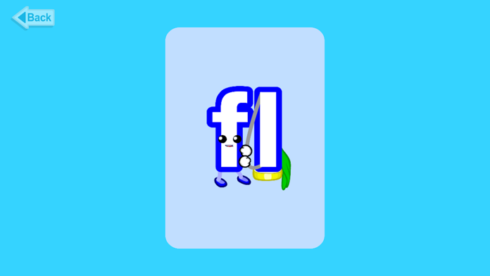 Phonics Blends Flashcards Game Screenshot