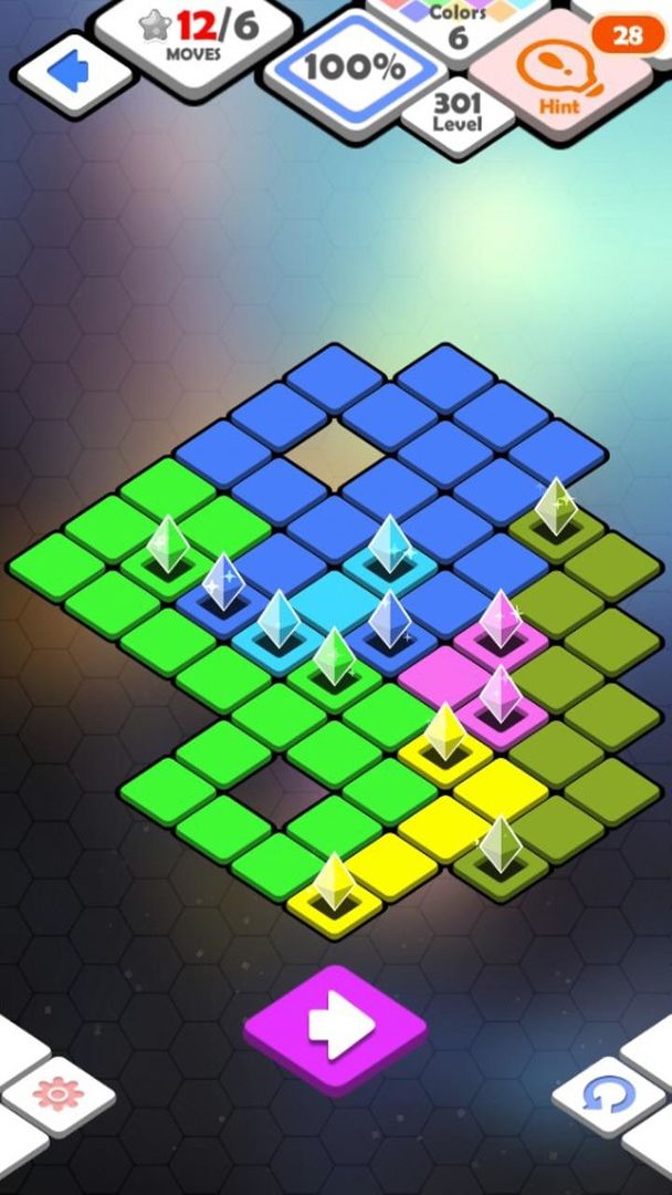 Screenshot of Color Link  Puzzle