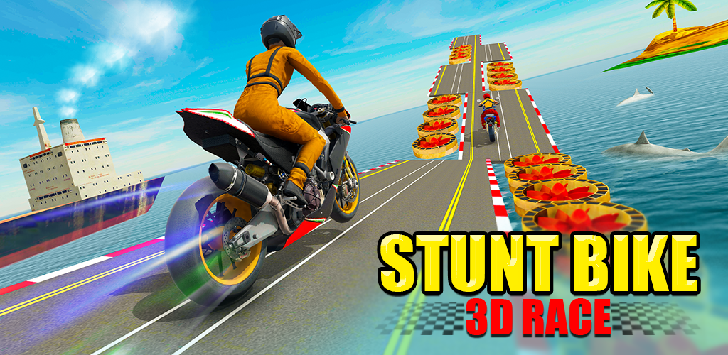 Banner of Stunt Bike 3D Race - Moto X3M 2.3