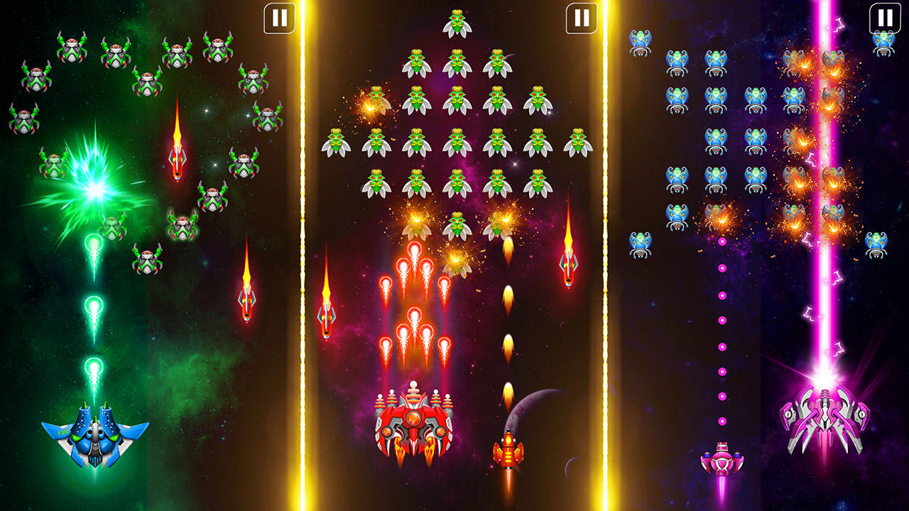 スペースシューター: レトロ シューティングゲーム ゲームのスクリーンショット