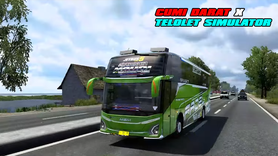 Cuplikan Layar Game cumi darat x telolet simulator