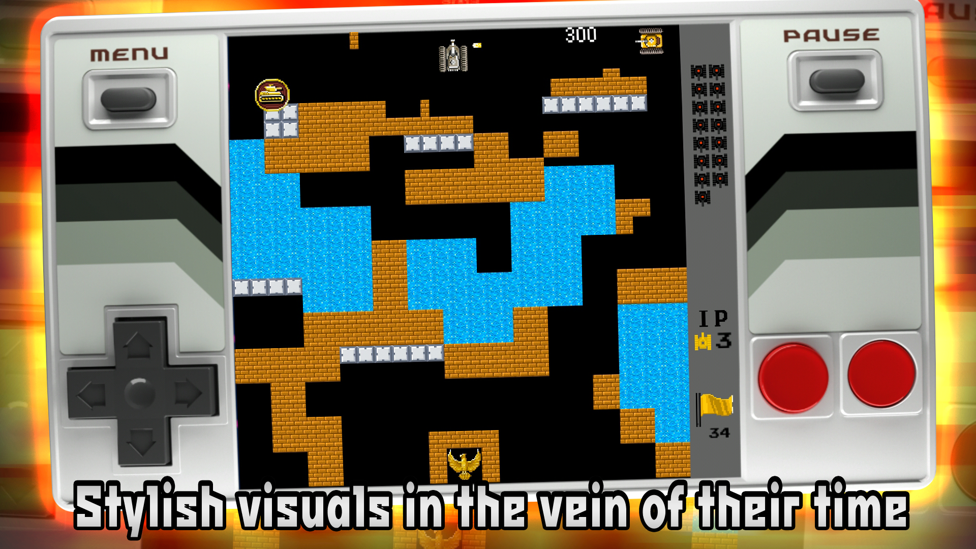 Скриншот игры Dendy Tanks