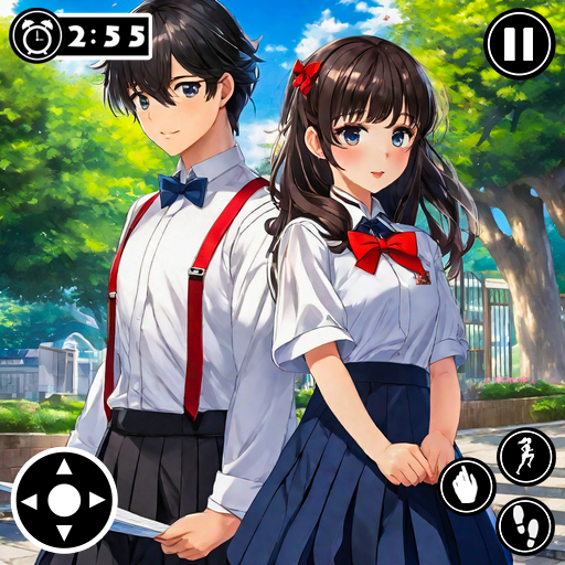 Cuplikan Layar Game Anime High School Girl Love 3D