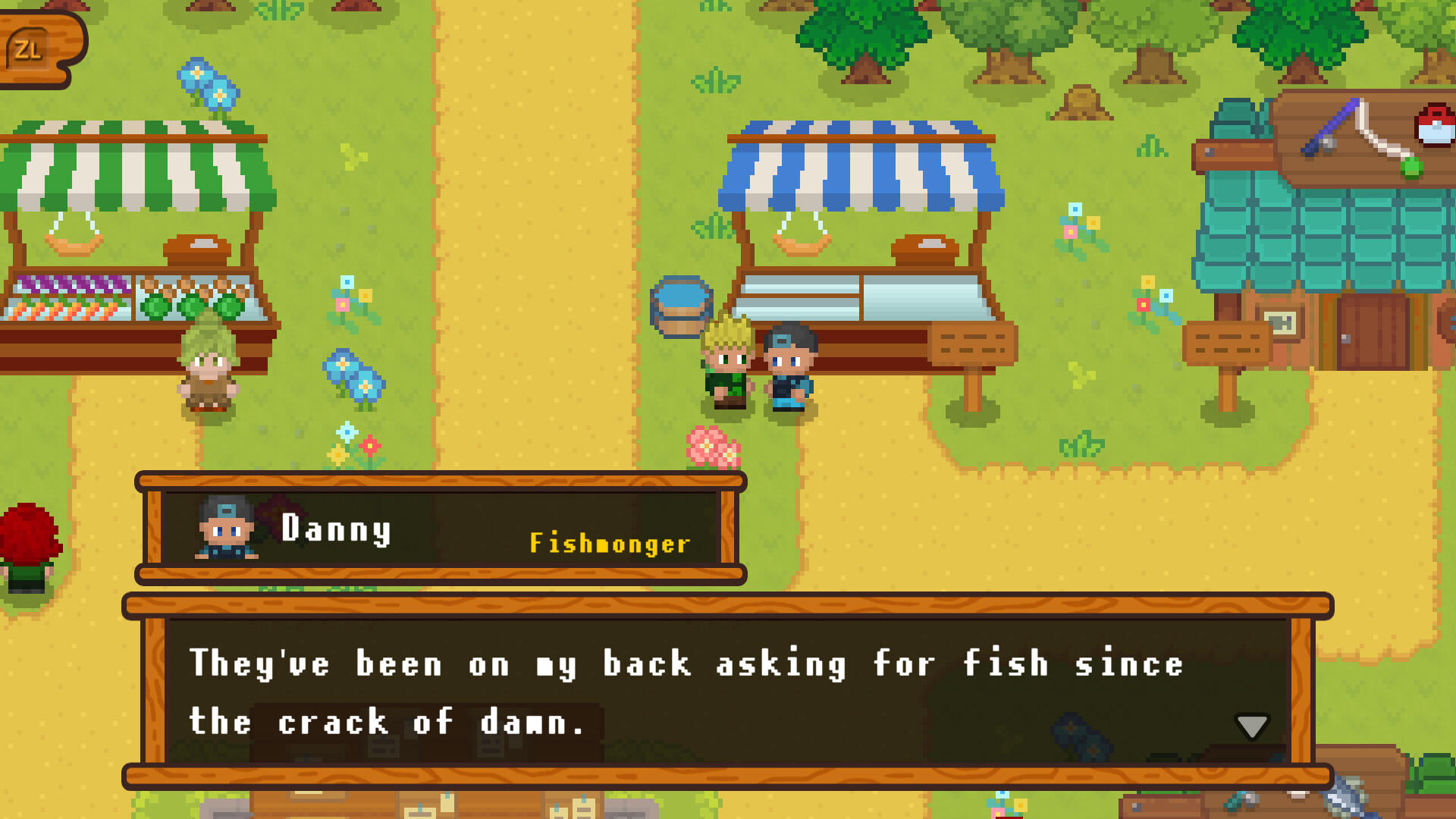 Cuplikan Layar Game Peaceful Fishing Story