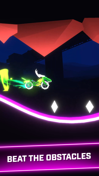 Cuplikan Layar Game Rider Worlds - Neon Bike Races