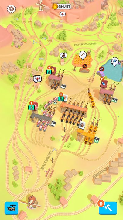 Rail Master Tycoon: Idle Train 게임 스크린샷
