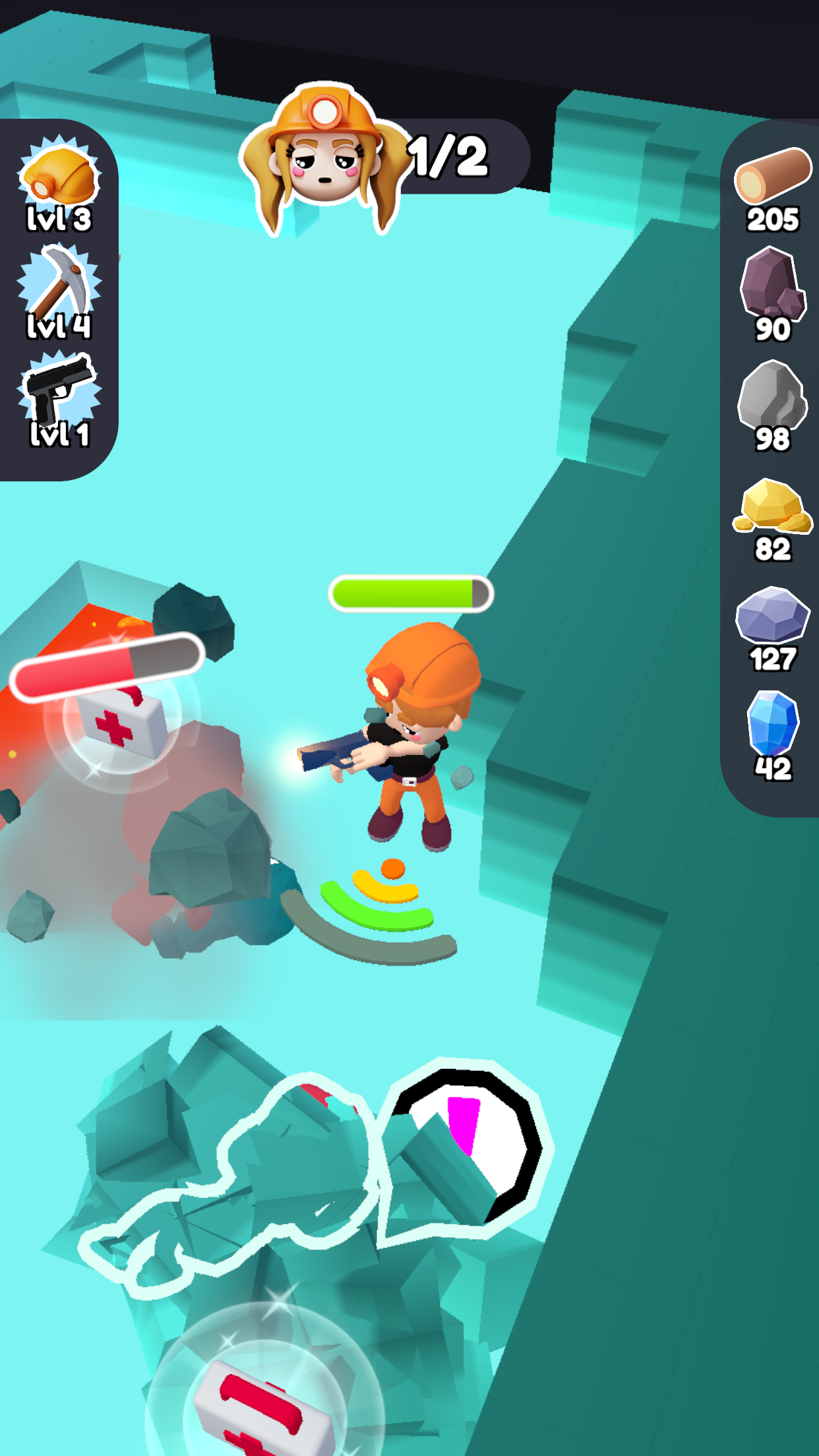 Dungeon Quest Game Screenshot