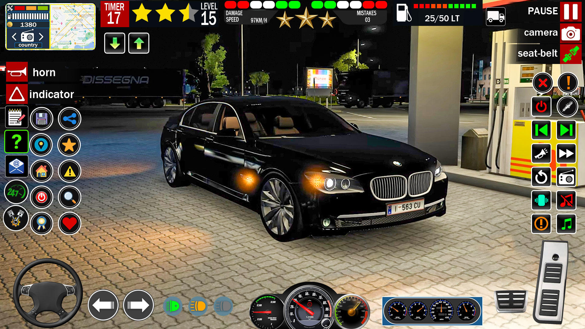 本物の車の駐車 車のゲーム 3D ゲームのスクリーンショット