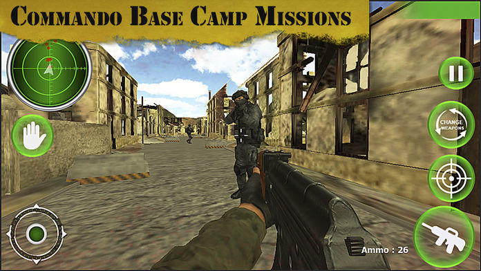 Frontline Commando Invasion:Military Covert Strike Game Screenshot