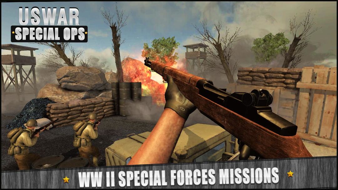 US War Special Ops : FPS ww gun shooting games ภาพหน้าจอเกม