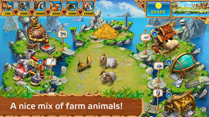 Screenshot 1 of Farm Frenzy: វីរបុរស Viking 