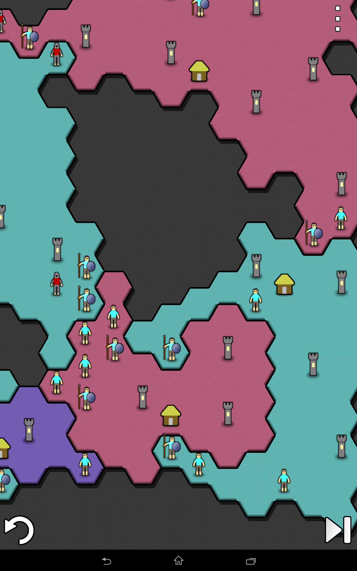 Antiyoy Classic Game Screenshot