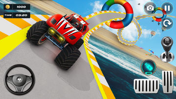 Monster Truck : Car Game Stunt Game Screenshot