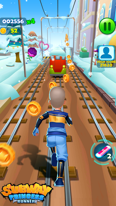 地铁冲刺 - 3D经典跑酷游戏 Game Screenshot