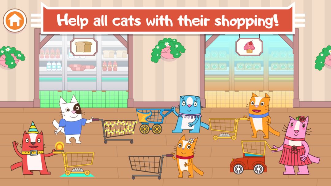 Cats Pets: Store Shopping Games For Boys And Girls 게임 스크린 샷