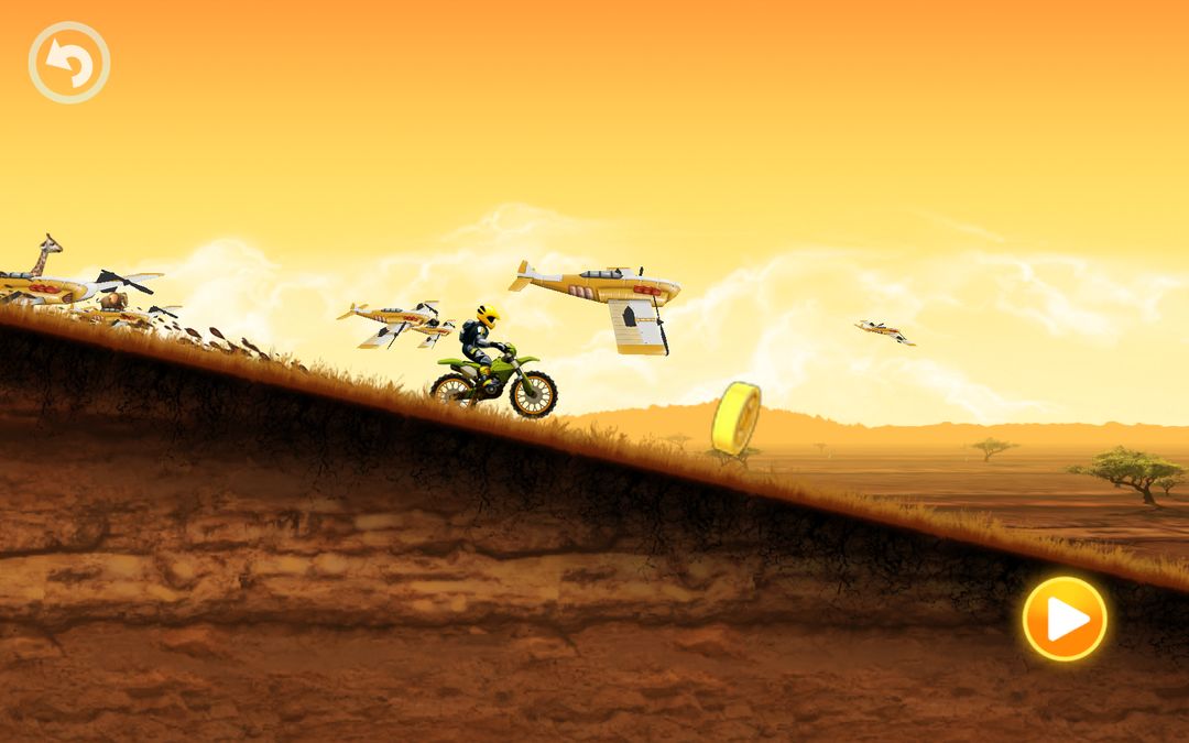 Screenshot of Safari Motocross Racing