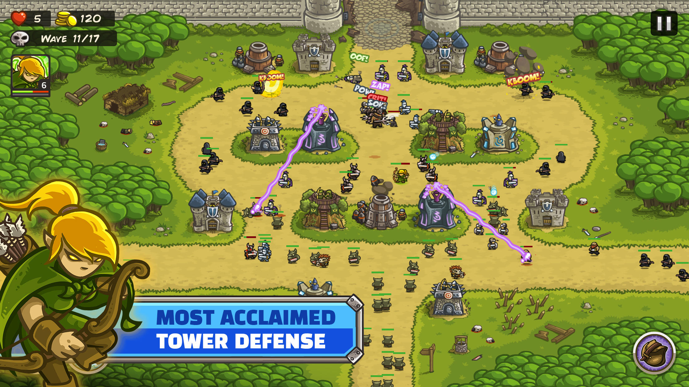 Kingdom Rush Tower Defense TD Game Screenshot