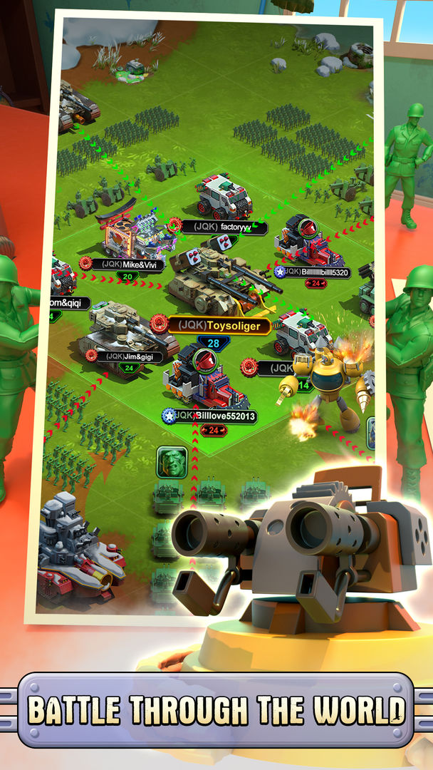 Army Men Defense: Merge Turrets screenshot game