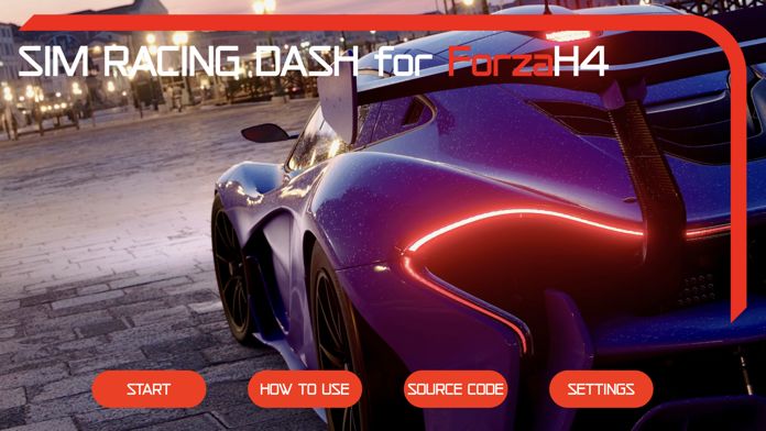 Sim Racing Dash for Forza H4 게임 스크린 샷