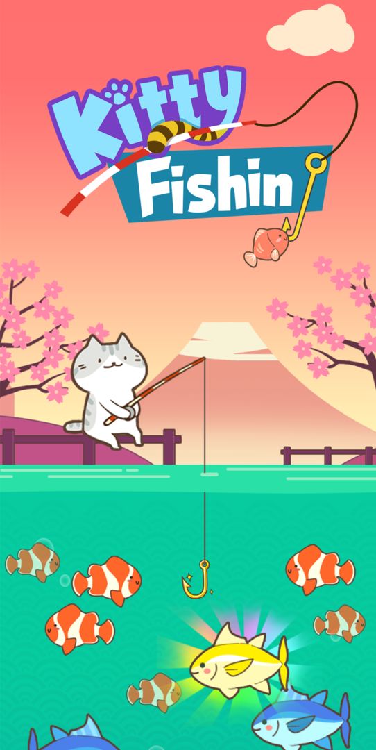 Kitty Fishing 게임 스크린 샷