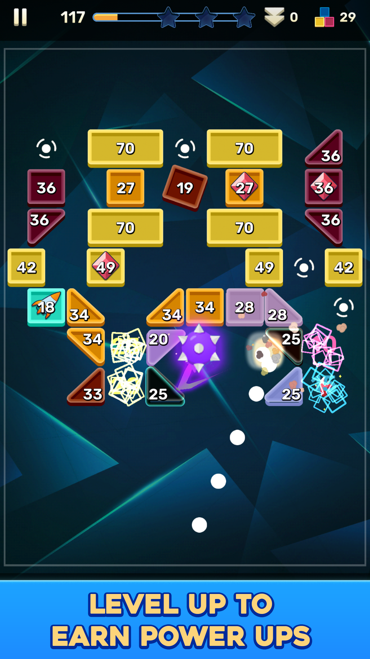 Screenshot of Brick Breaker: Journeys