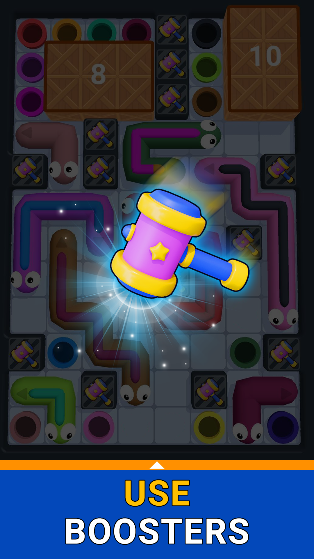 Worm Hole: Color Puzzle Game Screenshot