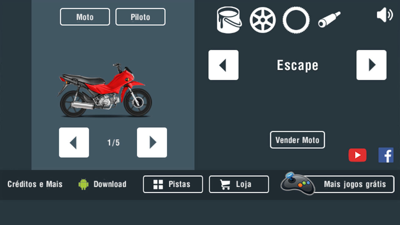 Moto Wheelie 2 Plus Game Screenshot