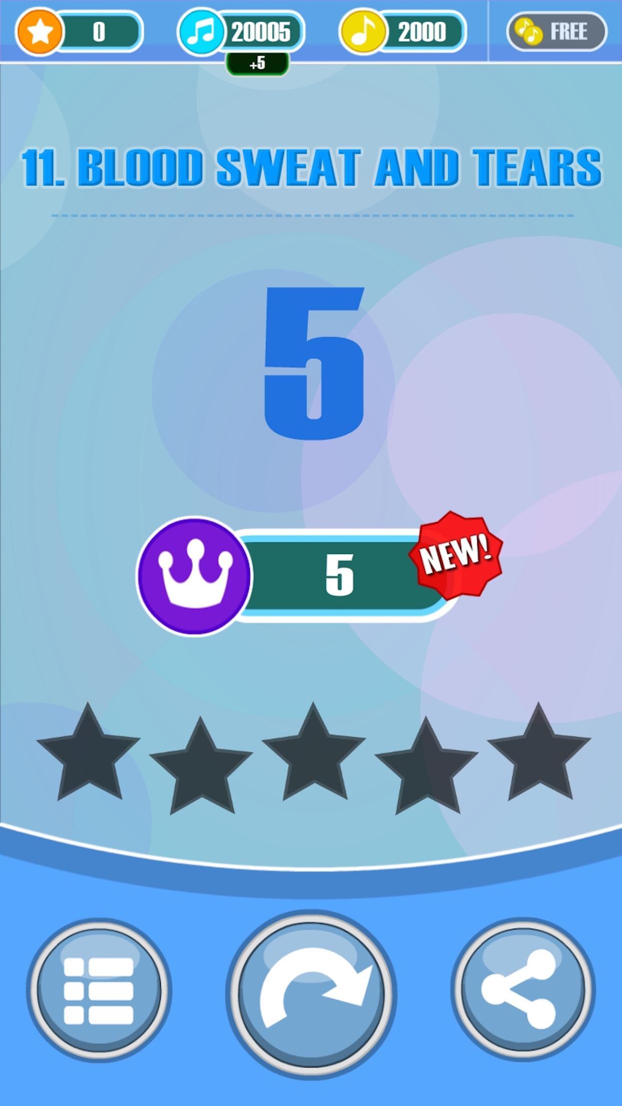 Magic Tiles - BTS Edition (K-Pop) Game Screenshot