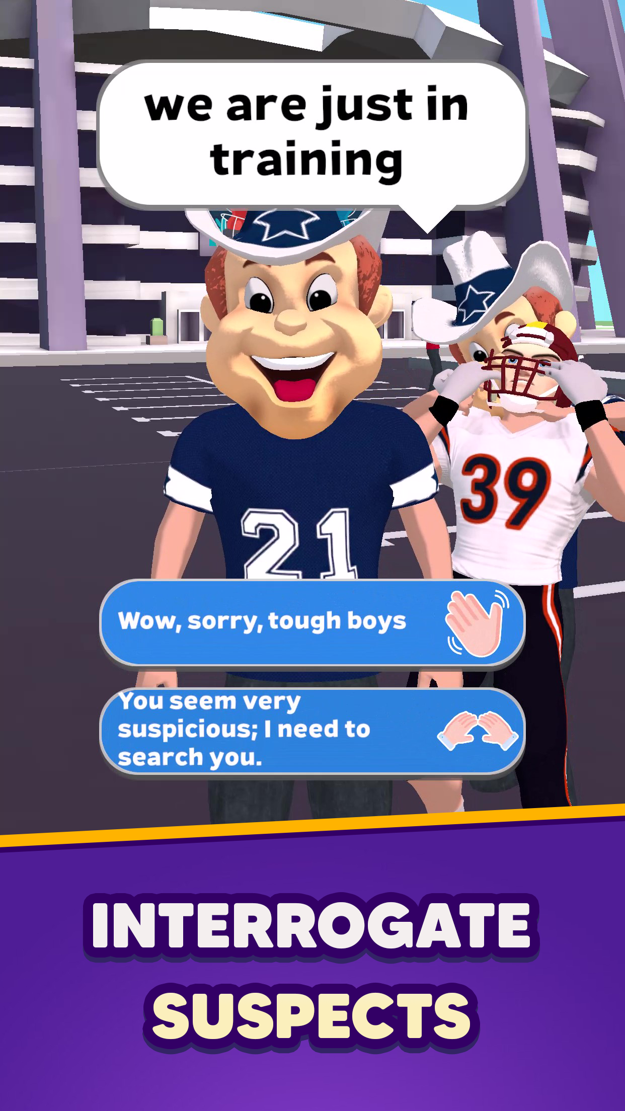 Football Giant - Police Chief Game Screenshot