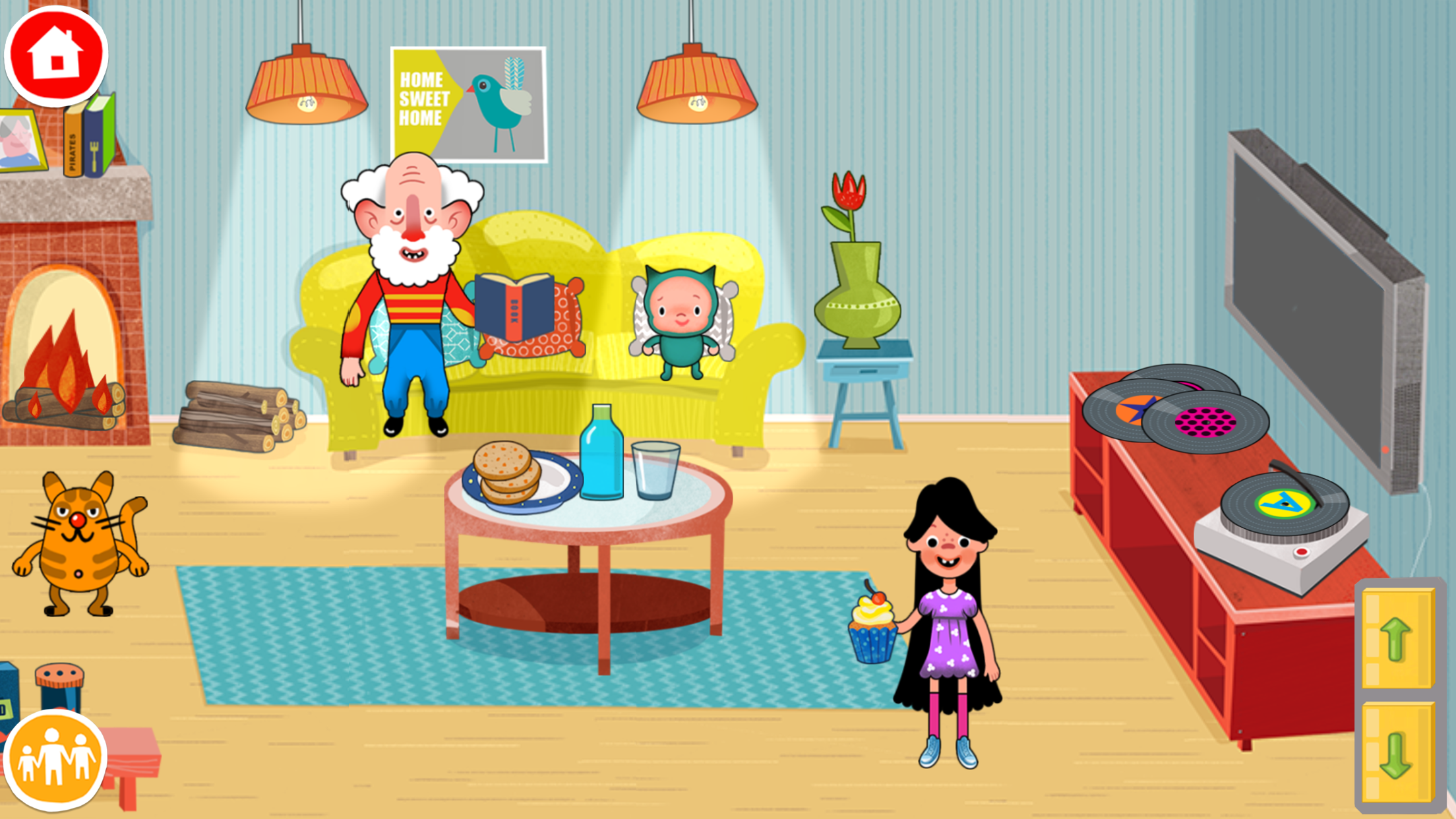 Pepi House: Happy Family 게임 스크린 샷