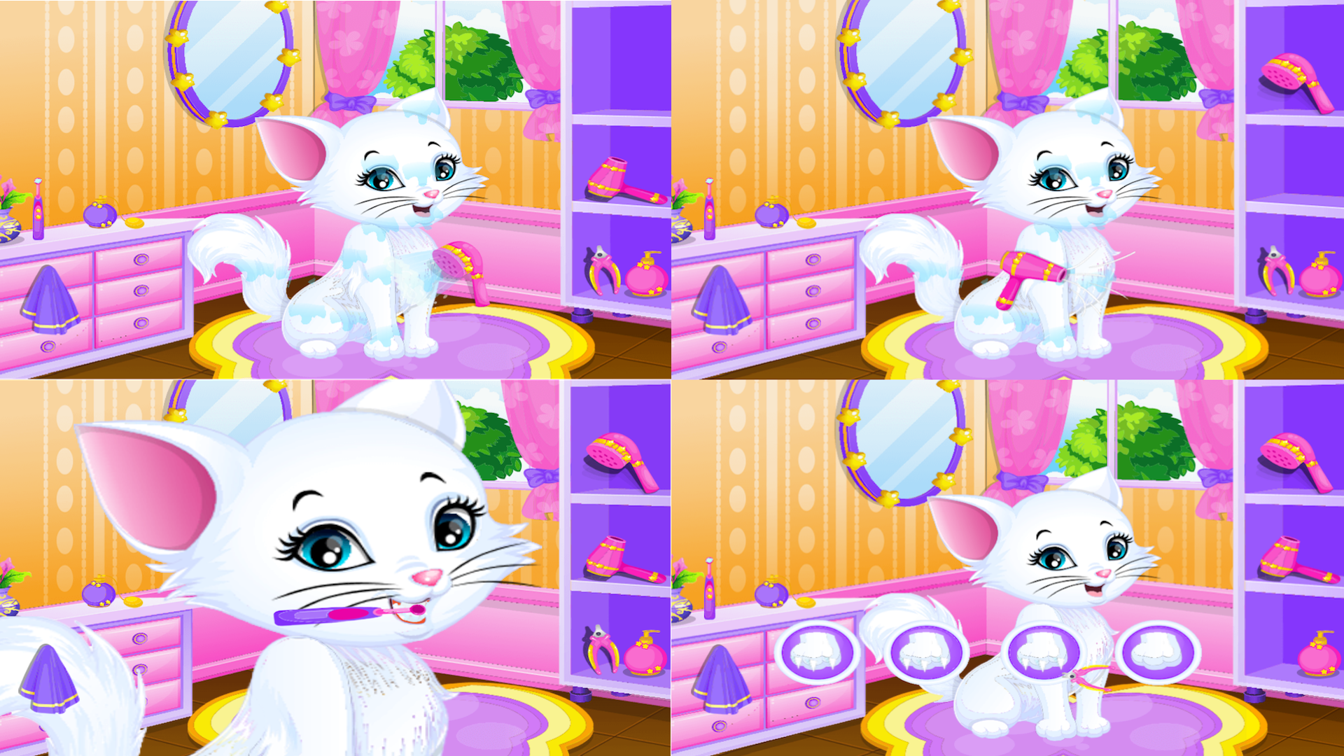 Jogo de creche Kitty Care versão móvel andróide iOS apk baixar