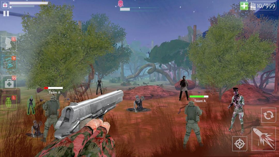 Zombie Hunter 3D 게임 스크린 샷
