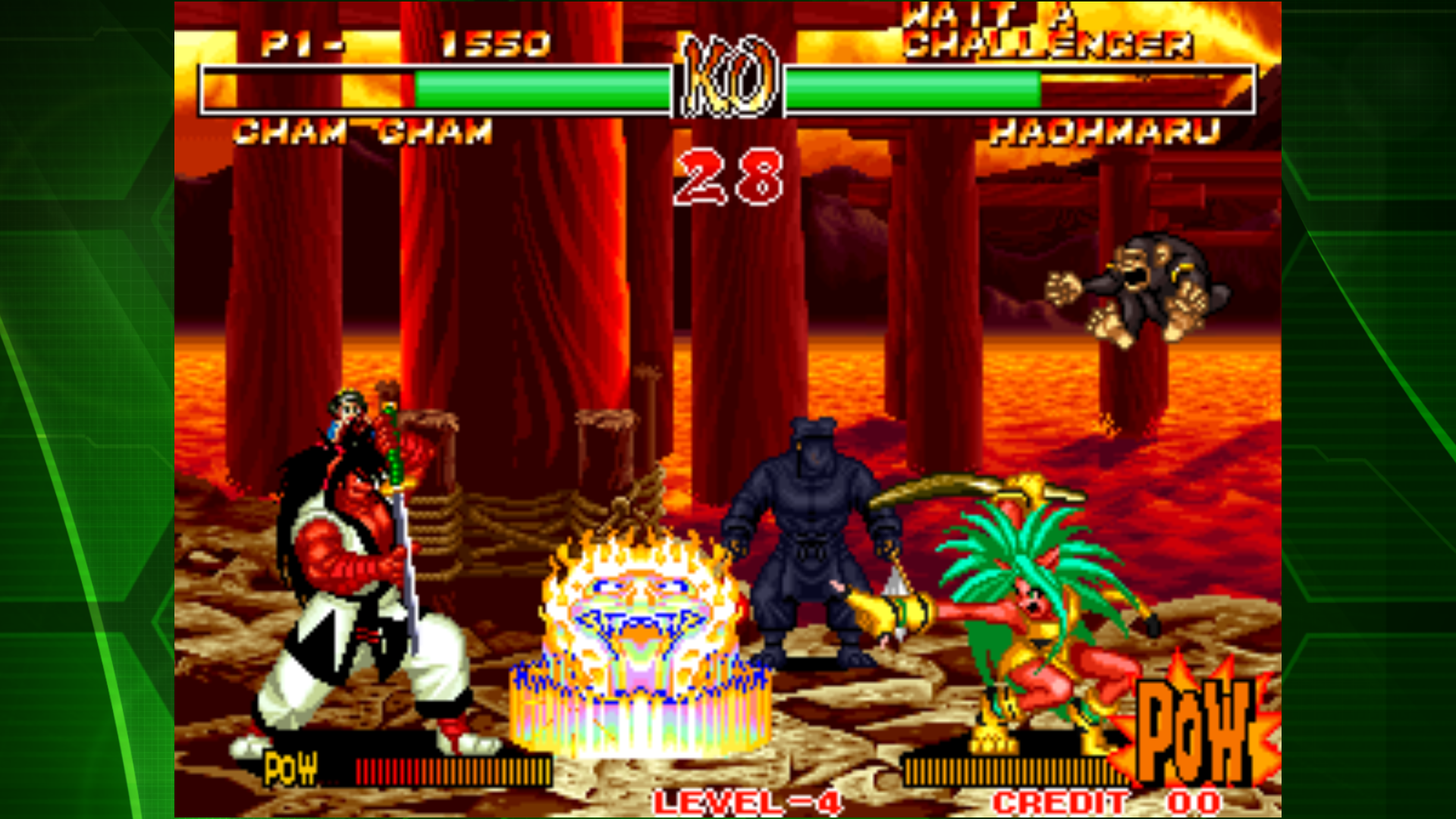 SAMURAI SHODOWN II ACA NEOGEO Game Screenshot