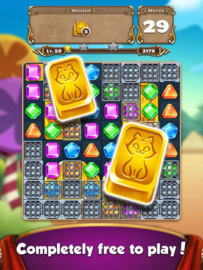 Screenshot of Jewel Castle - Match 3 Puzzle
