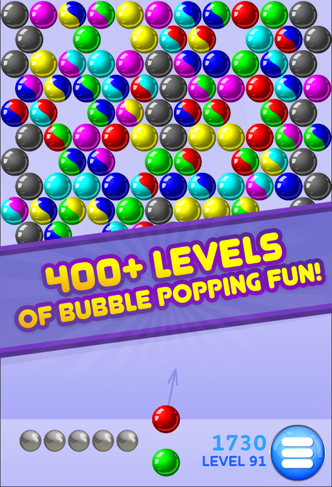 Bubble Shooter Arcade Game Screenshot