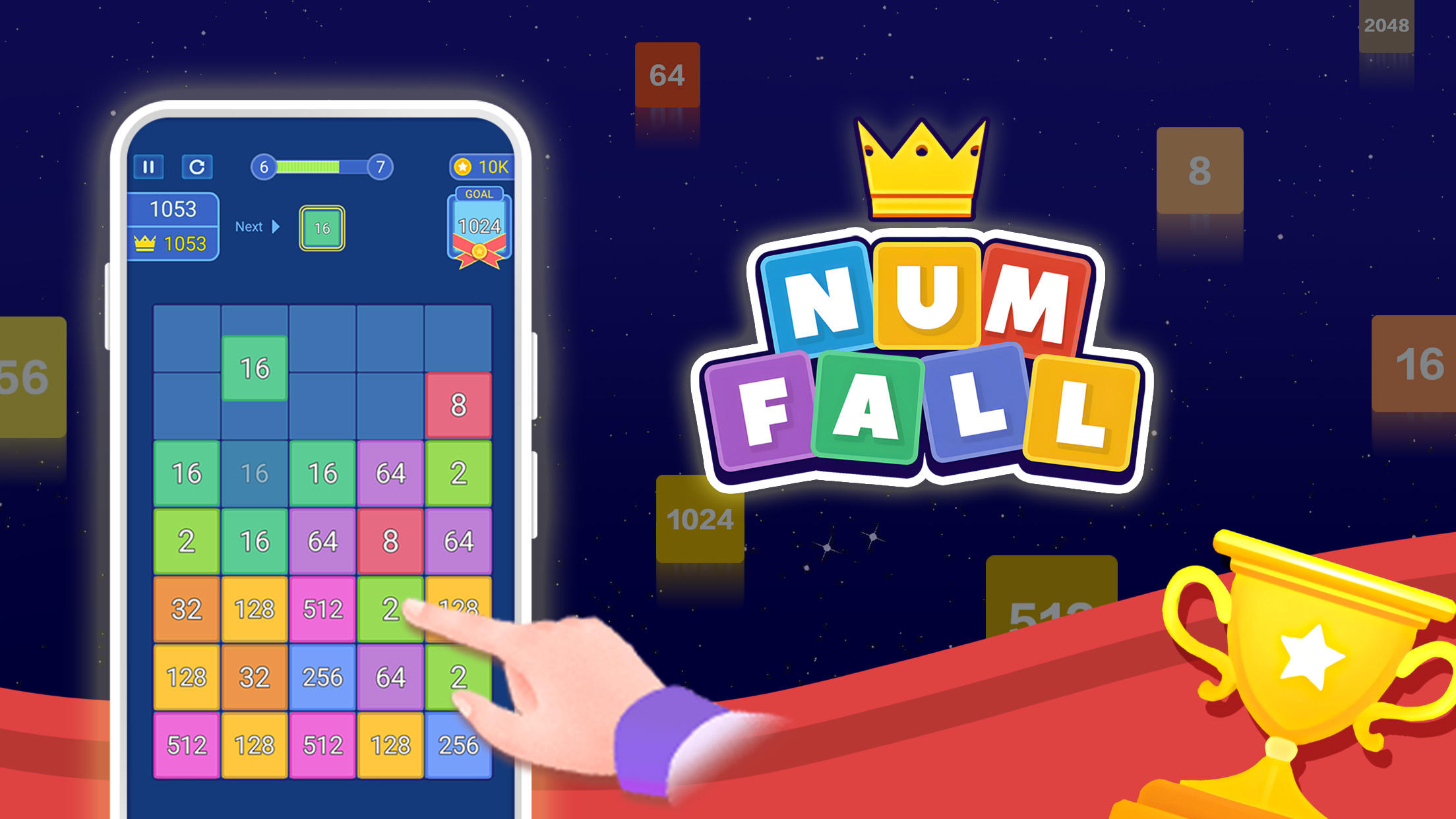 NumFall Drop · Number Game android iOS apk download for freeTapTap