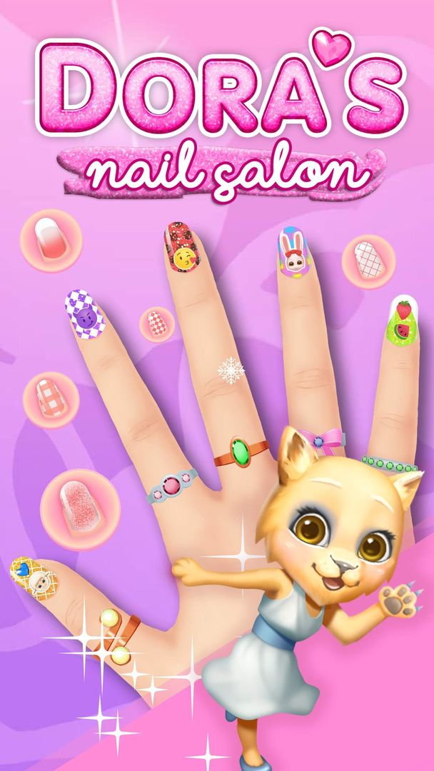 Dora's Nail Salon screenshot game