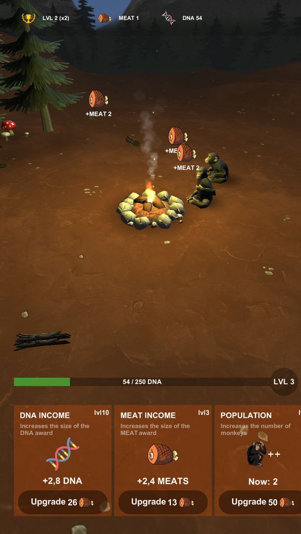 Idle Human Evolution screenshot game