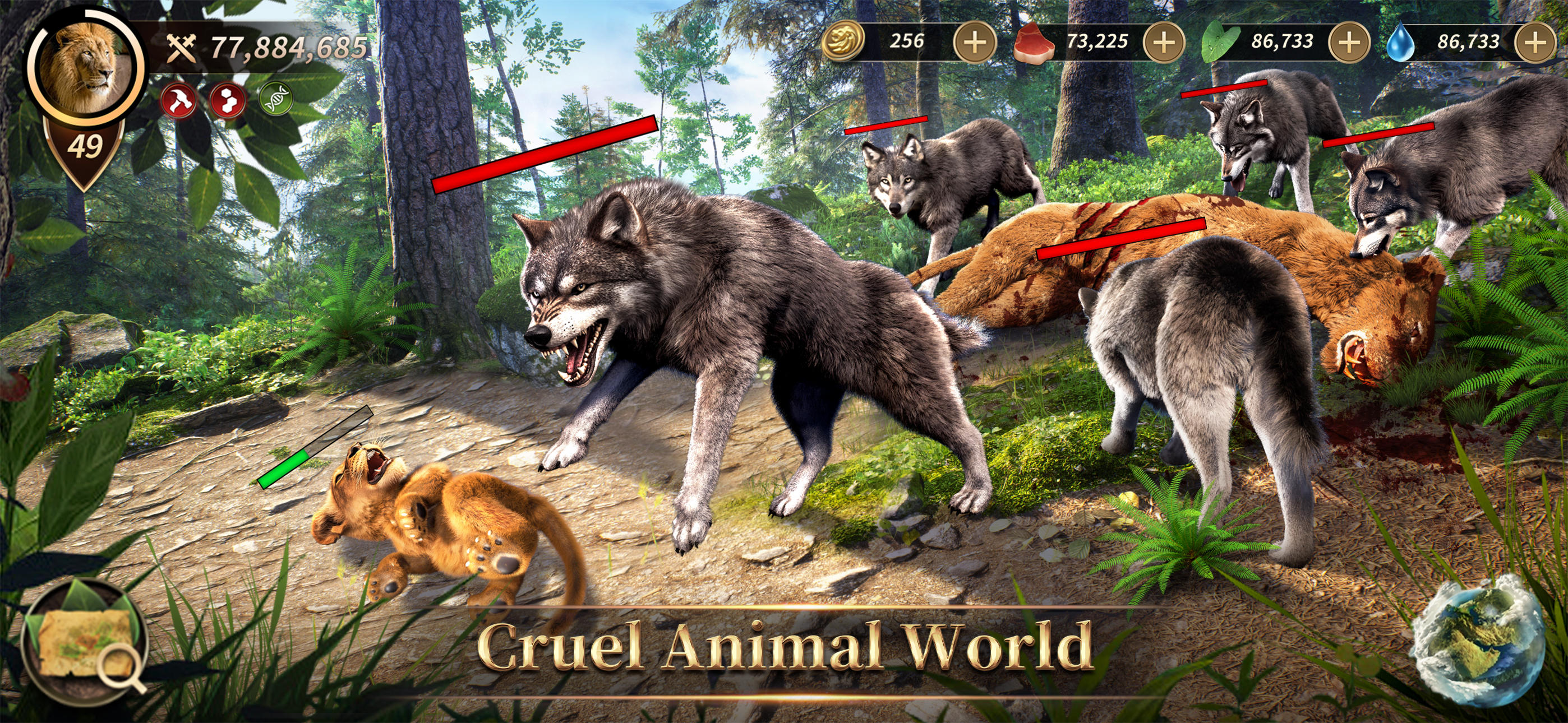 Beast Lord: The New Land Game Screenshot