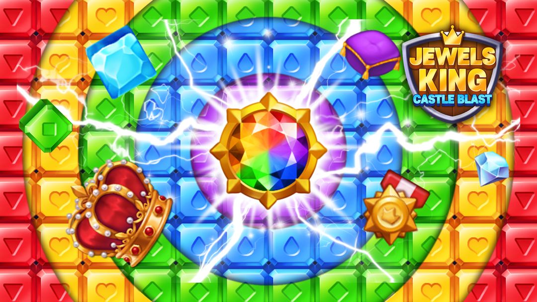Jewels King : Castle Blast screenshot game