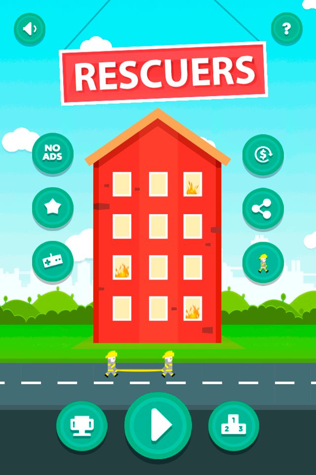 Rescuers screenshot game