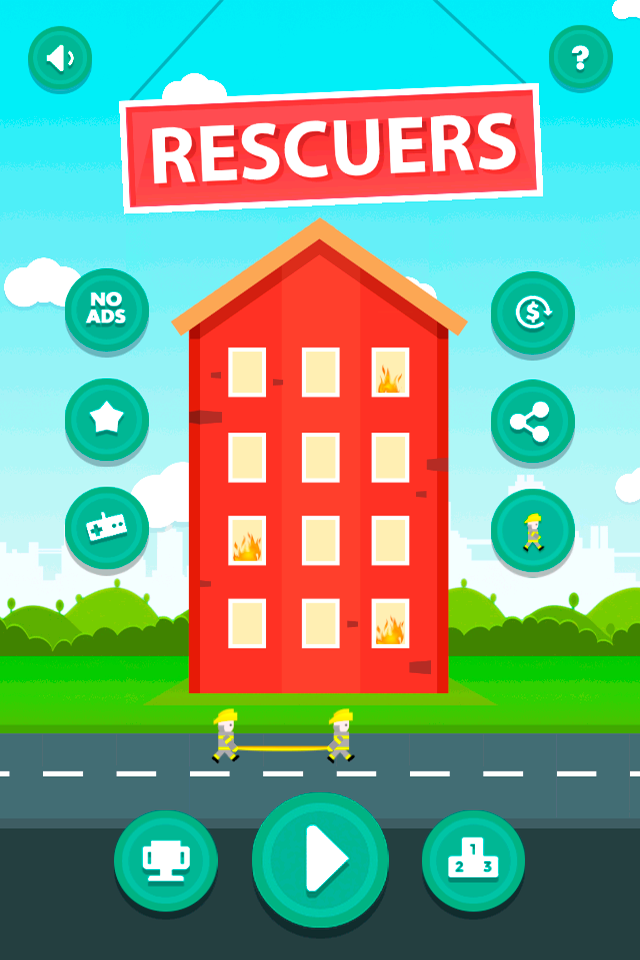 Rescuers Game Screenshot