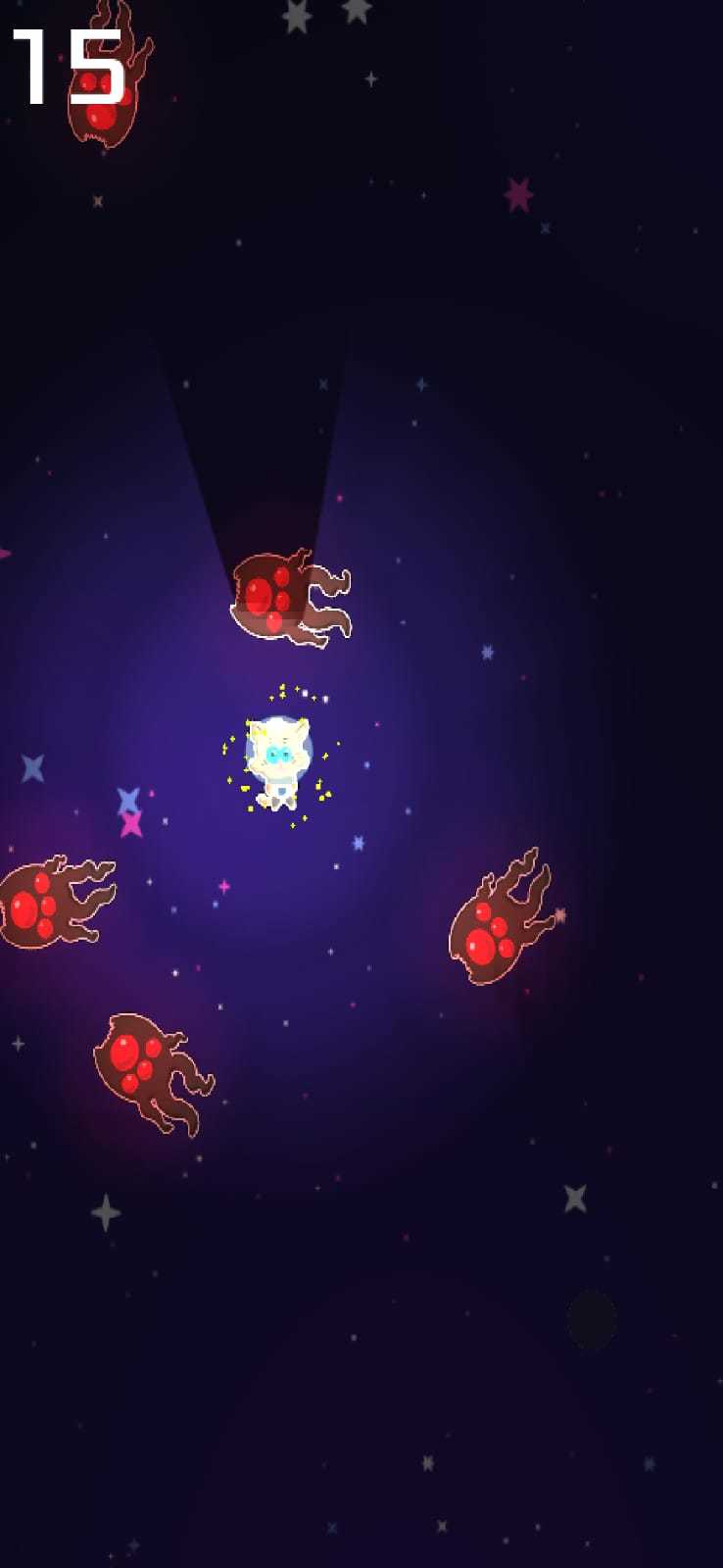 Scared Cat in Space Game Screenshot